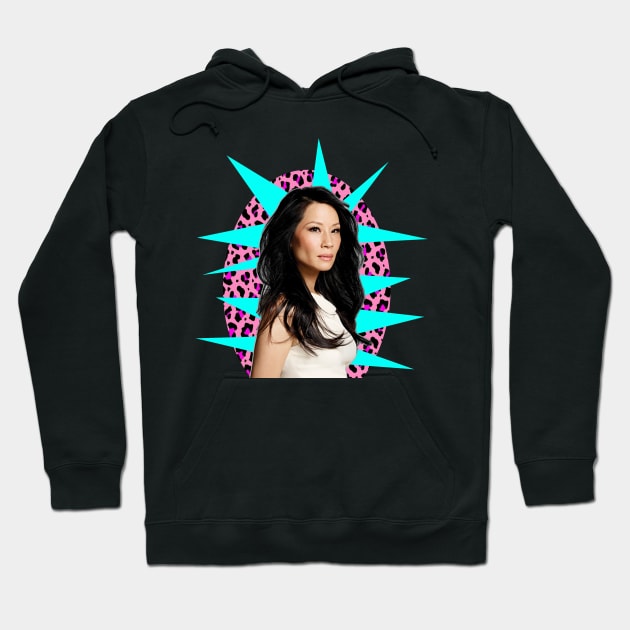 Lucy Liu Hoodie by austyndelugoart